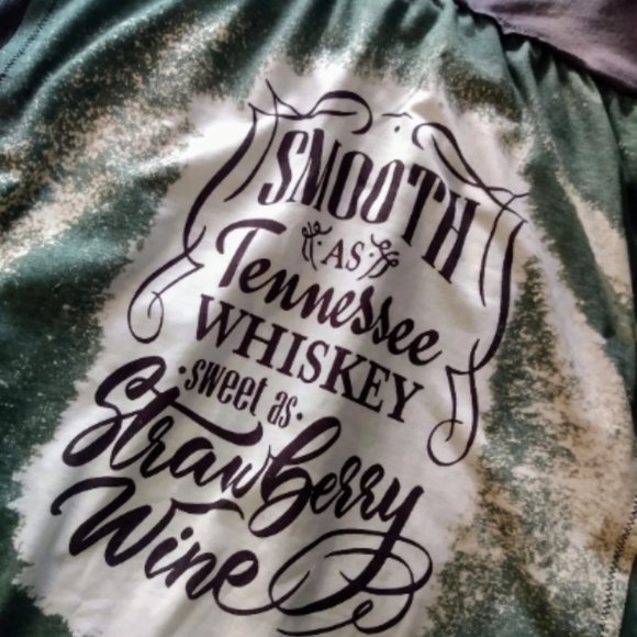 LYNYRD SKYNYRD Tennessee Whiskey Asymmetrical T Shirt Tunic Dress Reworked Large - Picture 5 of 5